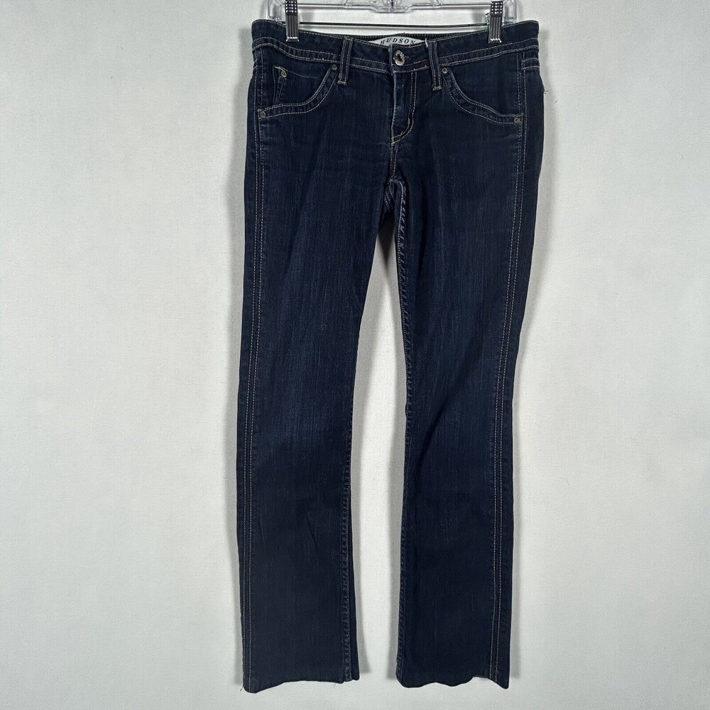Hudson Fine Tailored Jeans Women's Size 29 Made in USA Denim Stretch Low Rise